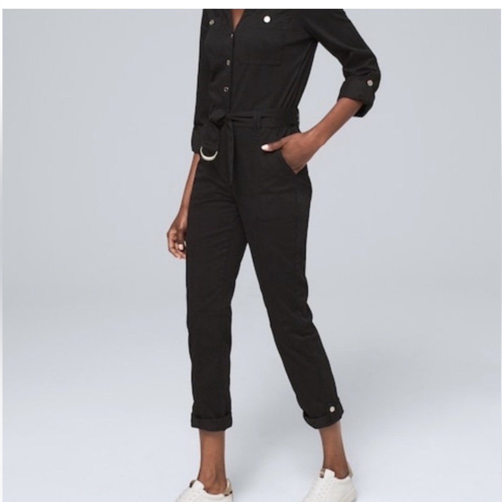 White House Black Market Utility Jumpsuit